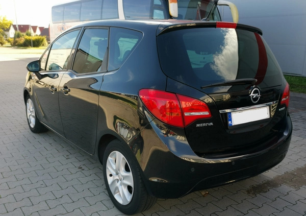 Opel Meriva cena 26500 przebieg: 125000, rok produkcji 2011 z Pasłęk małe 466